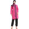 Mr Lin123 - Costume da bagno da donna musulmana modesto islamico Burkini, costume da bagno da donna, taglie forti Burkini (4XL, rosa)