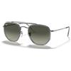 Ray-Ban 0RB3648M Occhiali da Sole, Nero (Black), 52.0 Unisex-Adulto