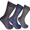 Infinity 6 Paia Calze Corte Uomo a pois fantasia Filo di Scozia 100% di qualità (39-42, A Quadratini)