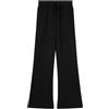 Champion Pantajazz da Donna in Cotone Felpato, 117553 (IT, Testo, S, Regular, Regular, Nero)