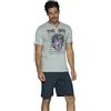 Sabor Pigiama Corto Uomo Personaggi, in Cotone T-Shirt e Pantaloncini, Joker, Paperone, Bassotti, Balboa, Cartoni Film Fumetti (IT, Testo, XL, Regular, Regular, Joker Grigio)