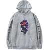 Sageam Solo Leveling Hoodie Anime Sweatshirt Sung Jin-Woo Felpe con Cappuccio Unisex Cartoon Pullover con Maniche Lunghe