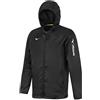 MIZUNO SENDAI WINDBREAKER - Giacca a vento nera, taglia M, Nero, M