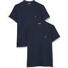 Emporio Armani Endurance 2-pack T-shirt, T-Shirt Uomo, Multicolore (Marine-marine), S