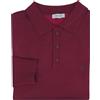 Coveri Maglia Maglione Uomo Polo 3 Bottoni Classica Tinta Unita Elegante Maniche Lunghe (L - Blu)