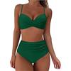 Generic Costume Piscina Donna Due Pezzi,Curvy Swimwear Beachwear a Fascia con Ferretto e Spalline Costume Bagno Sexy Donna Costumi Bagno Bikini Sexy Donna 2024 Costumi Mare Primavera