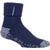Heat Holders Calzini con risvolto, caldi, termici, da uomo, foderati in pile, calzini per dormire, con aderenze in gomma antiscivolo Blu navy (Whittaker) 40- 45