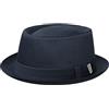Stetson Pork Pie Cappello in Cotone unicolore Prodotto in Italia Unisex Primavera Estate