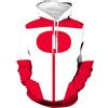 Jilijia Felpa Imbattibile Mark Grayson Costume Cosplay Atom Eve Carnevale di Halloween Stampa 3D Supereroe Anime Felpa con Cappuccio Pullover, XXL