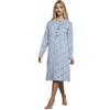 Saggio Karel Camicia da Notte Puro Caldo Cotone Donna Profumatore Omaggio 5050VIOLA 5XL