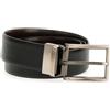 GUESS Adjustable and Reversible Leather Belt W115 Black/Dark Brown - accorciabile