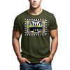 MAKAYA Maglietta Sheldon Testscreen T-Shirt Divertenti Theory Nerd Blu XXXXL