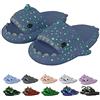 Chagoo Galaxy Shark Slides, Pantofole Shark Cloud Glow in the Dark Donna Uomo Pantofole estive con suola spessa Pantofole estive Pantofole da spiaggia fluorescenti (40/41 EU, Galaxy Dark gray)