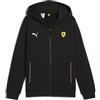 PUMA Scuderia Ferrari Felpa con cappuccio per ragazzi HP Race, Nero, 140