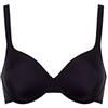 LORMAR Reggiseno Balconcino imbottito Mousse liscio (3°, Nero)