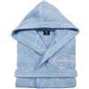 Cieffepi Home Collections SOLO MIO BASIC Accappatoio personalizzato unisex adulto con cappuccio in spugna di puro cotone (M, Royal)
