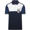 Aeronautica Militare Polo PO1915 da Uomo, Maglia, t-Shirt, Maglietta, Maniche Corte, Frecce Tricolori (IT, Testo, XL, Regular, Regular, 94720 Titan Blu-Bianco)