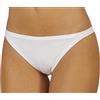 Risveglia i Sensi 6 Slip Tanga donna in cotone modal con bordo piatto e fianco basso, senza elastico (4/M, Pelle)