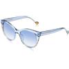 Yalea Occhiali da sole donna, Shiny Transp.azure, 53/19/140