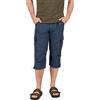 Timezone MILESTZ - Pantaloni cargo da uomo a 3/4, a vita media, vestibilità larga, W30-W40, 1212-30056 Washed Ink Blue, 38 W