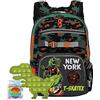 MARICART ZAINO SCUOLA SHOUT DINOSAURO T-SKATEX CON GADGET