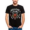 Elbenwald Stranger Things Hellfire Club Logo T-Shirt Nero, Nero, L, Nero, L