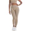 FGM04 Donna - Leggings Nikita Basic Fascione Alto (IT, Testo, XL, Regular, Regular, Standard, Marrone Castagna)
