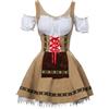 Generico Vestito Tirolese Donna, Oktoberfest Costume Donna, Dirndl Costume Tradizionale Bavarese, per Oktoberfest, Carnevale, Dirndl