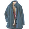 EMUKFD - Giacca in pile Sherpa da donna, invernale, stile orsetto di peluche, in finta pelliccia, calda e accogliente, giacca termica da donna, con bottoni, casual, elegante, parka, morbida e soffice