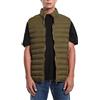 TMK Piumino Smanicato uomo Giacca invernale senza maniche Leggero art. 0080 (2XL, Verde Militare)