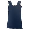 Ragno Canotta a costine spalla larga in pizzo elasticizzato lana merino e seta art. 70183W