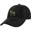 Stetson Cappellino a Coste Embroidered Deer Uomo - Cotton cap Berretto Baseball Snapback, con Visiera Estate/Inverno Primavera Estate Autunno Inverno - Taglia Unica Nero