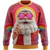 Generico Maglione natale uomo-Natalizia Felpa con Cappuccio Uomo in Vello Foderato Manica Lunga Renna Giacca Pesante Pelliccia Bordi Hoodies Casual Strada Cardigan Invernale Caldo Divertente Giubbotto Pile