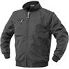 Generico Rossini HH252 Seattle Giubbotto Bomber unisex 100% poliestere Oxford tesuto foderato in pile chiusura con cerniera multitasche (IT, Testo, XL, Regular, Regular, Nero)