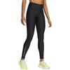 Under Armour Women's Tech Branded Legging Leggings, Nero/Grigio MOD/Castlerock, S Donna