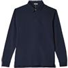 Coveri Maglia a Polo Uomo Manica Lunga Sportiva Caldo Cotone Felpata Jersey Blu (IT, Testo, L, Regular, Regular, Nero)