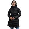 Blauer Piumino Lungo A Righe Agnes Taglia M