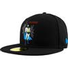 New Era Batman The Animated Series Bats 59Fifty - Cappello aderente, Nero , 63