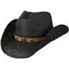 Conner Hats Conner Cappello di Paglia Millersview da Sole Western L/XL (58-61 cm) - Natura