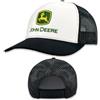 John Deere Berretto da Baseball e Cappello da Camionista 13083346Whbk con Ricamo Marchio Ywgr, Bianco/Nero, Taglia Unica