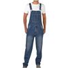 vokkrv Salopette Uomo Jeans da Lavoro Tuta Slim Fit Blu Denim Pagliaccetti con Bretelle con Grandi Tasche Gamba Dritta Taglie Forti Overall Jumpsuit 3XL Larghi Pantaloni Moda Casual Ragazzo