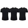 Liabel Pack 3 T-Shirt Uomo Elasticizzato Girogola Vari Colori (Pack 3 T-Shirt Nero - 6 / XL)