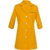 TAILOR'S Personalizzata Personalizzabile Ricamato Donna Camice da Laboratorio Maniche 3/4