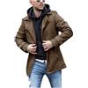 VIVICOLOR Cappotto Giacca a da Uomo Trench Corto Cappotto di Media Lunghezza Cappotto da Esterno