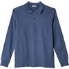 Coveri Polo Uomo Caldo Cotone Invernale Manica Lunga Taglie Forti 3XL 4XL 5XL 6X (IT, Testo, 5XL, Regular, Regular, Grigio)