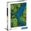 Clementoni - 35520 - Puzzle Collection - Tropical Aerial View - 500 Pezzi - Puzzle Adulti, Verticale, Divertimento Per Adulti, Made In Italy