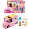 Barbie - Playset Furgoncino della limonata, include veicolo con tettuccio apribile, aree di preparazione e ristoro, cibi e bevande colorati, 25+ accessori, giocattolo per bambini, 3+ anni, HPL71