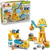 LEGO DUPLO Cantiere e Veicoli 3 in 1 - Gioco Didattico per lo Sviluppo della Motricità Fine - Include Camion Giocattolo, Gru e Escavatori - Regalo di Compleanno per Bambini e Bambine da 3 Anni - 10476