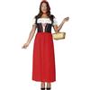 FIESTAS GUIRCA | Costume da Locandiera Medievale per Donna (38-40/M) - Vestito, Gilet e Fazzoletto - Costumi da Cameriera e Locandiera per Feste Medievali, Halloween e Carnevale - Rosso e Nero