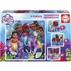 Educa - Puzzle Ariel Progressivo | 4in1 Progressivo 12/16/20/25 pezzi | Ariel Disney, Sirenetta | dai 3 anni (20342)